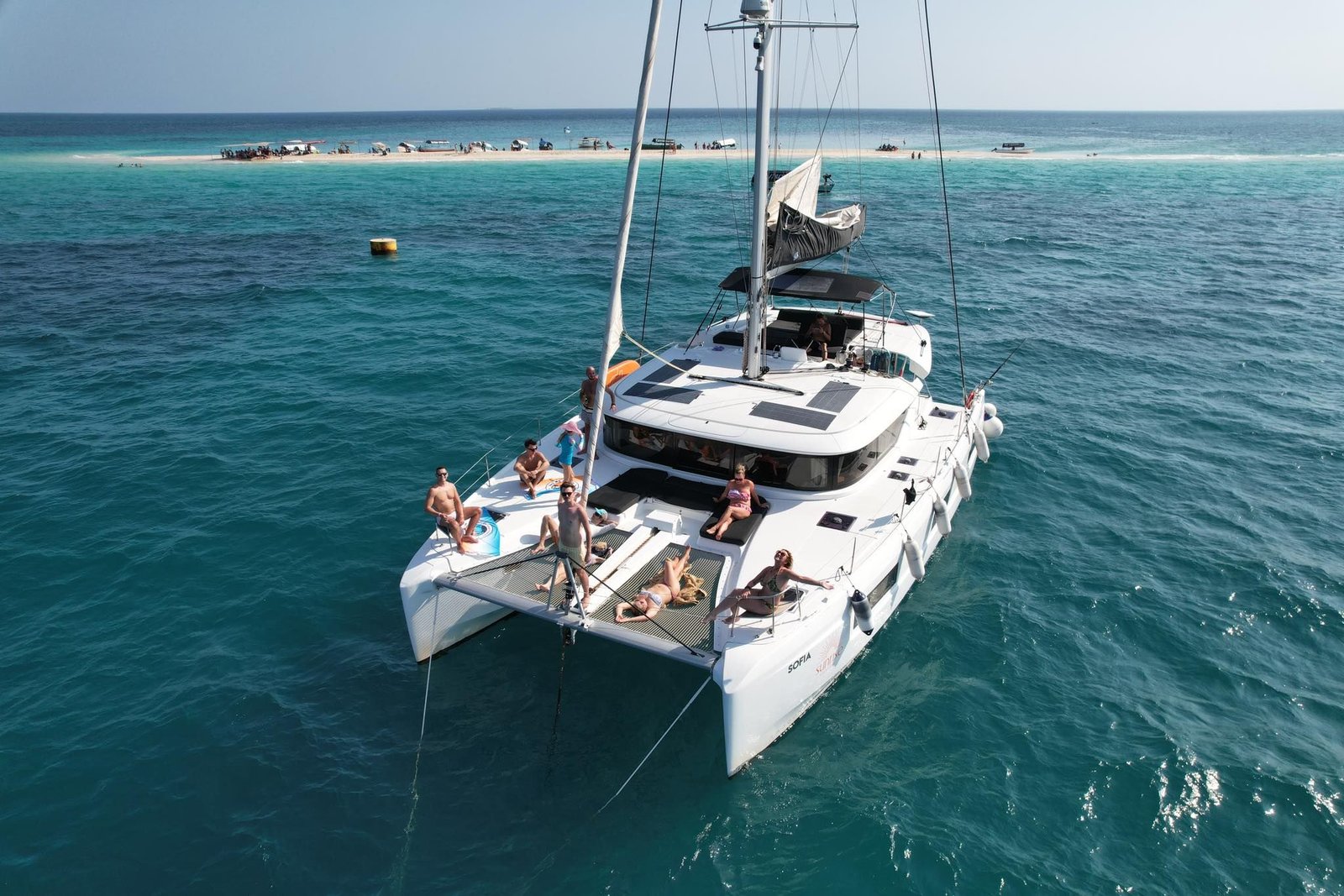 Luxury Sunset Catamaran Cruise in Zanzibar with Dinner